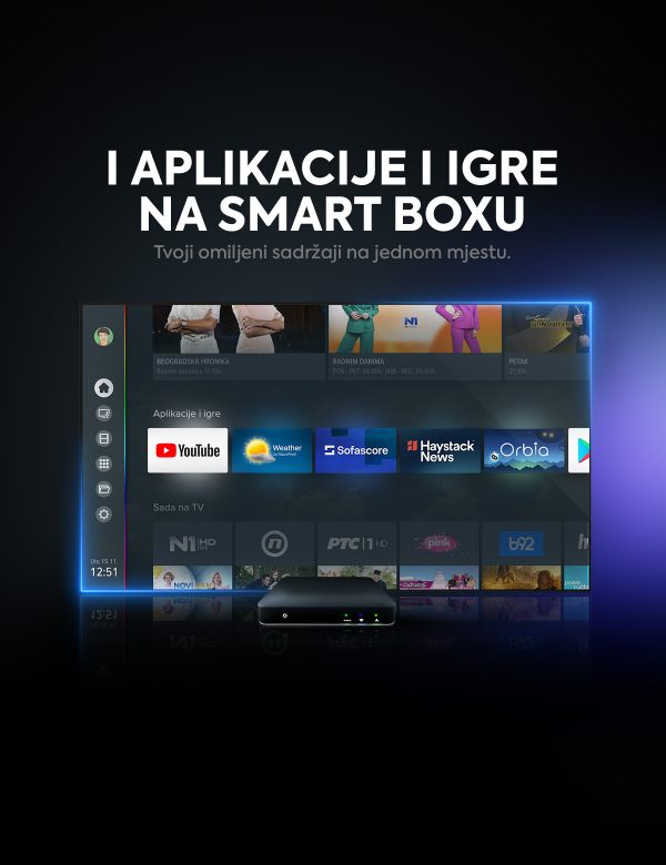 NetTV Plus aplikacije i igre uz Smart BOX